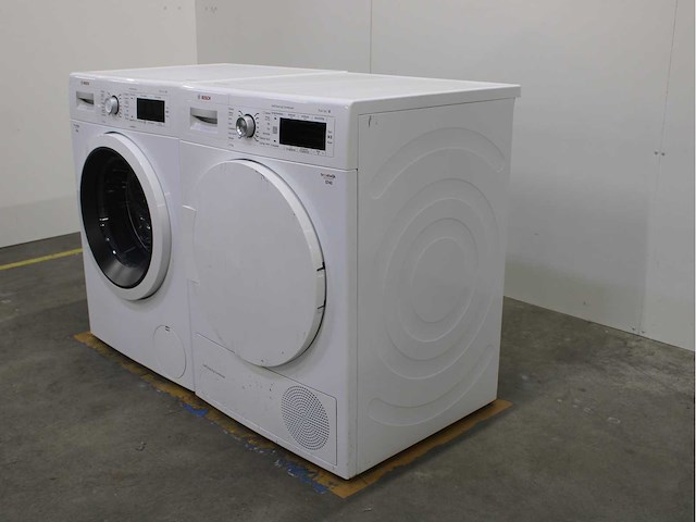Bosch serie|8 varioperfect wasmachine & bosch serie|8 selfcleaning condenser wasdroger - afbeelding 7 van  8