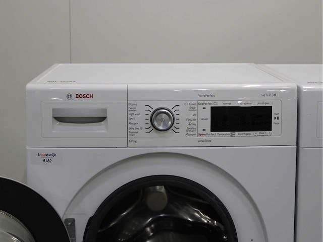 Bosch serie|8 varioperfect wasmachine & bosch serie|8 selfcleaning condenser wasdroger - afbeelding 3 van  8