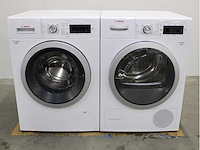 Bosch serie|8 varioperfect wasmachine & bosch serie|8 selfcleaning condenser wasdroger - afbeelding 1 van  8
