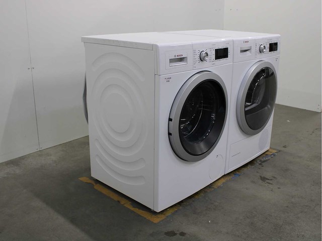 Bosch serie|8 varioperfect wasmachine & bosch serie|8 selfcleaning condenser wasdroger - afbeelding 4 van  8