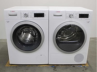 Bosch serie|8 varioperfect wasmachine & bosch serie|8 selfcleaning condenser wasdroger - afbeelding 1 van  8