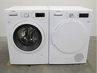 Bosch serie|8 varioperfect wasmachine & bosch serie|8 selfcleaning condenser wasdroger - afbeelding 1 van  8