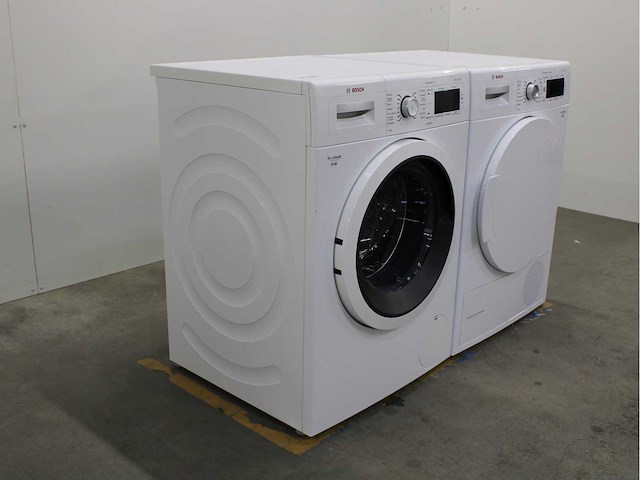 Bosch serie|8 varioperfect wasmachine & bosch serie|8 selfcleaning condenser wasdroger - afbeelding 4 van  8