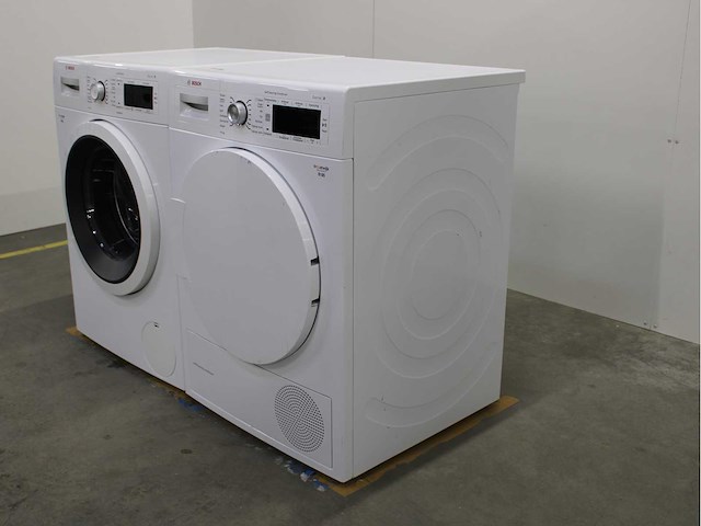 Bosch serie|8 varioperfect wasmachine & bosch serie|8 selfcleaning condenser wasdroger - afbeelding 7 van  8