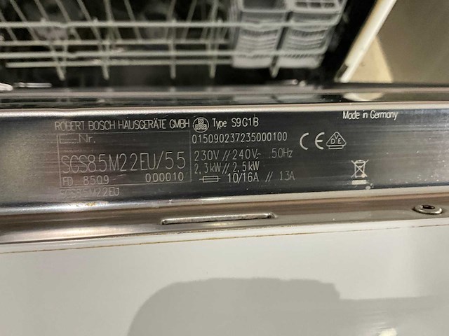 Bosch sgs85m22eu/55 vrijstaande vaatwasser - afbeelding 5 van  5