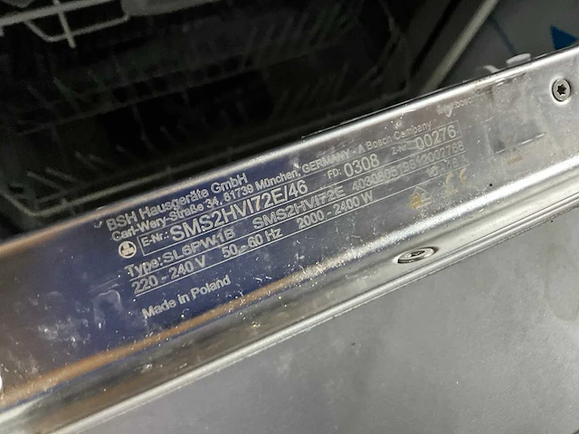 Bosch sl6pw1b vaatwasser - afbeelding 6 van  6