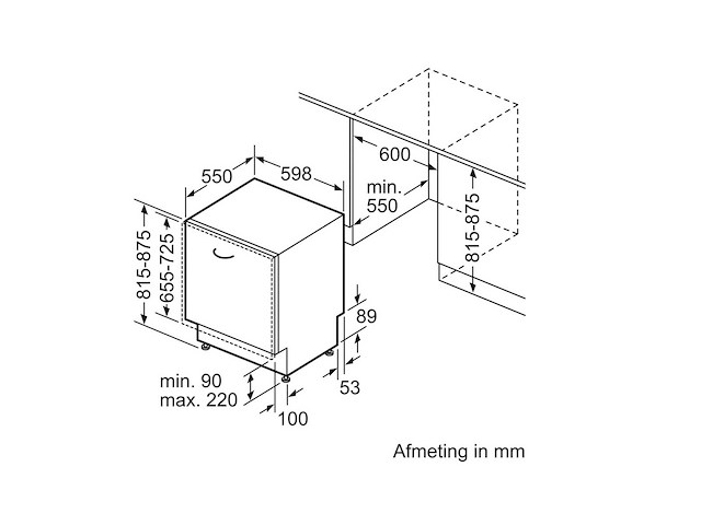 Bosch smv46cx05n vaatwasser - afbeelding 3 van  9