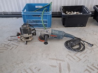 Bosch steenpolijstmachine + elu bovenfrees – inclusief polijstschijven en toebehoren, bosch en elu, kgt 500 profiline - afbeelding 1 van  13