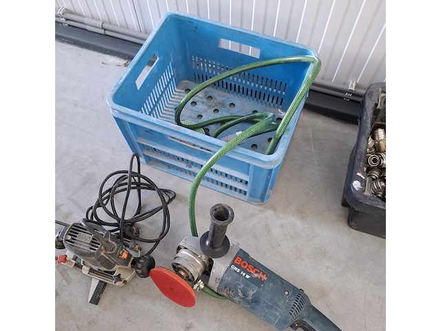 Bosch steenpolijstmachine + elu bovenfrees – inclusief polijstschijven en toebehoren, bosch en elu, kgt 500 profiline - afbeelding 11 van  13