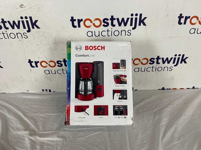 Bosch tka6a044 comfortline - koffiezetapparaat - rood - afbeelding 1 van  1