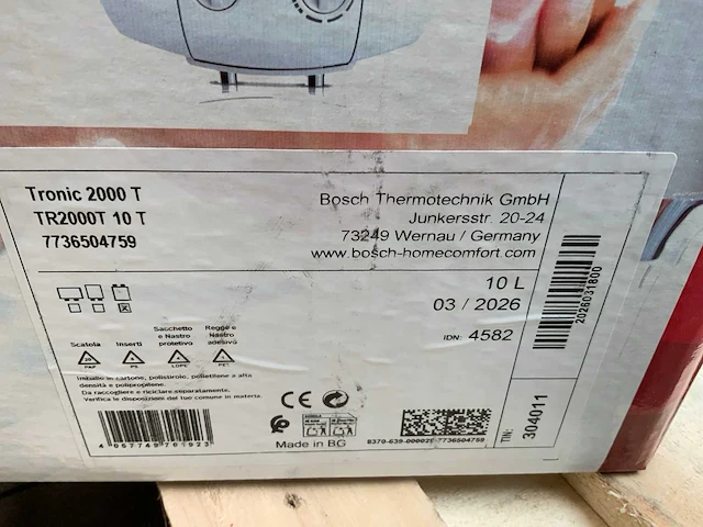 Bosch tronic 200 t boiler - afbeelding 2 van  5