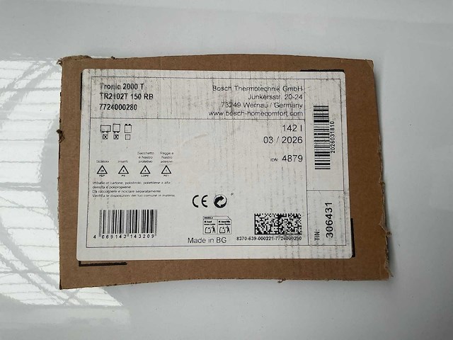 Bosch tronic 2000t elektrische boiler - afbeelding 4 van  4