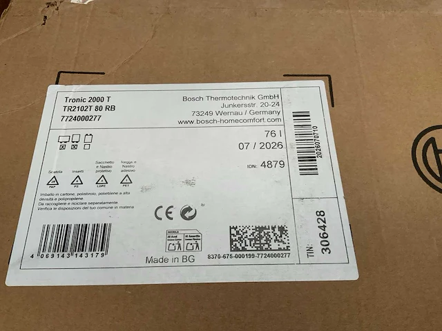 Bosch tronic 2000t warm water boiler - afbeelding 4 van  6