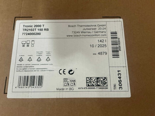Bosch tronic t buffervat 142l. - afbeelding 4 van  4