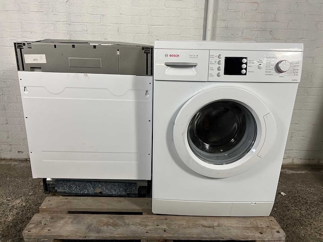 Bosch wae28448nl voorlader wasmachine| miogo mdf422 vaatwasser - afbeelding 1 van  1