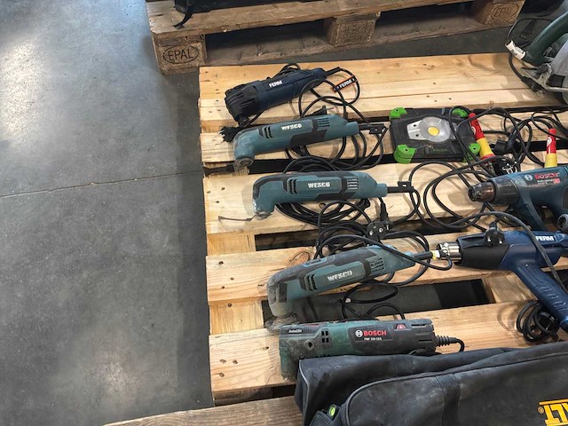 Bosch / wesco / ferm multitool (5x) - afbeelding 1 van  7