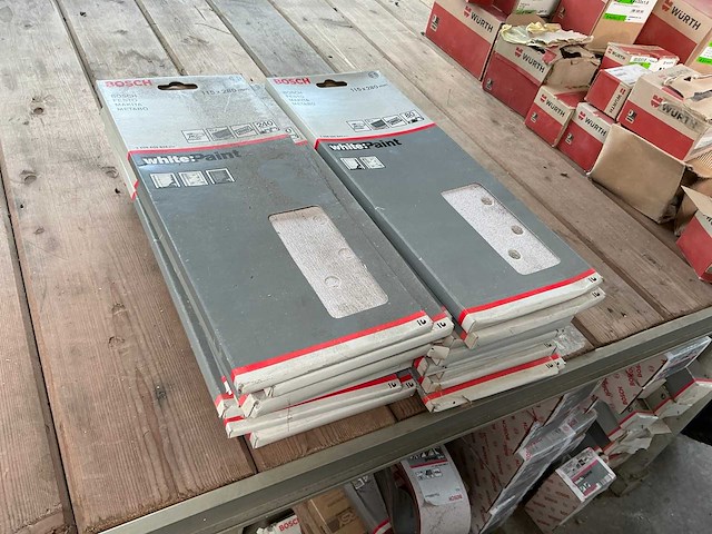 Bosch white paint 115x280 schuurpapier (22x) - afbeelding 2 van  2