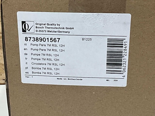 Bosch wilo 8738901567 pomp para 7m rsl 12h - afbeelding 6 van  7