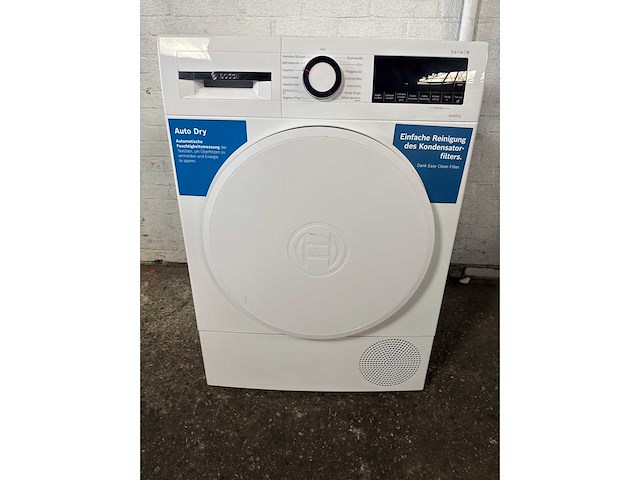 Bosch wqg233d21 serie 6 warmtepompdroger, 9 kg, sneldrogend duits display - afbeelding 2 van  7
