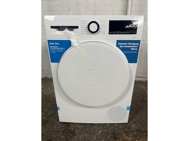 Bosch wqg233d21 serie 6 warmtepompdroger, 9 kg - afbeelding 1 van  5