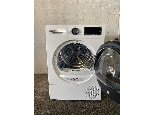 Bosch wqg241001 serie 6 warmtepompdroger 9 kg – zelfreinigende condensor - afbeelding 1 van  4