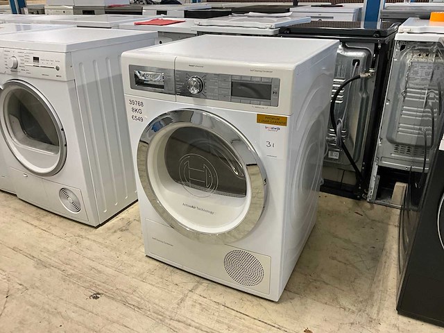 Bosch wty88782nl/09 8kg warmtepompdroger - afbeelding 1 van  4