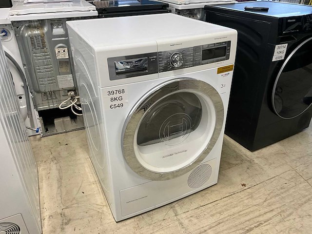 Bosch wty88782nl/09 8kg warmtepompdroger - afbeelding 2 van  4