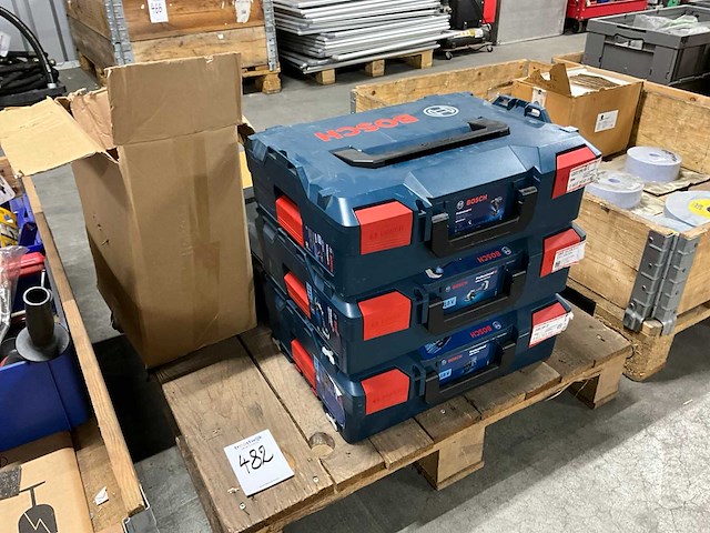 Bosch / wurth diverse gereedschapskoffers (4x) - afbeelding 2 van  2