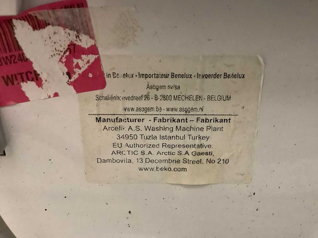 Bosch/beko wasmachine en vaatwasser - afbeelding 5 van  7