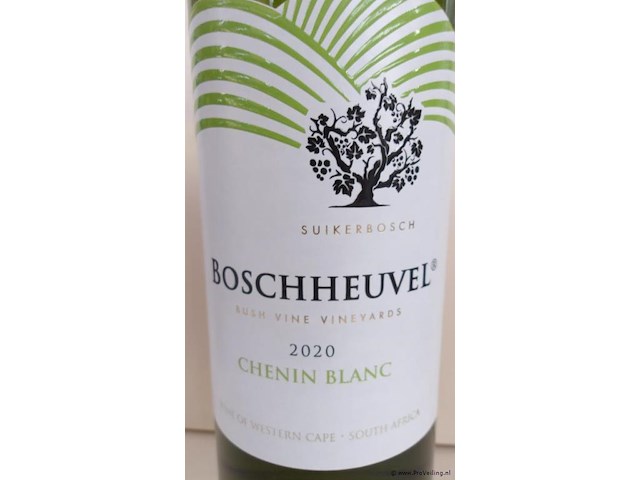Boschheuvel chinin blanc - 750 ml - winkelverkoopprijs € 7.95 - afbeelding 2 van  3