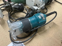Bosch/makita bovenfreesmchine (3x) - afbeelding 1 van  2