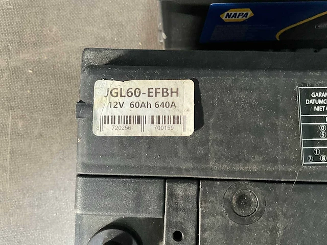 Bosch/napa/jbe/pro starter accu (4x) - afbeelding 5 van  13