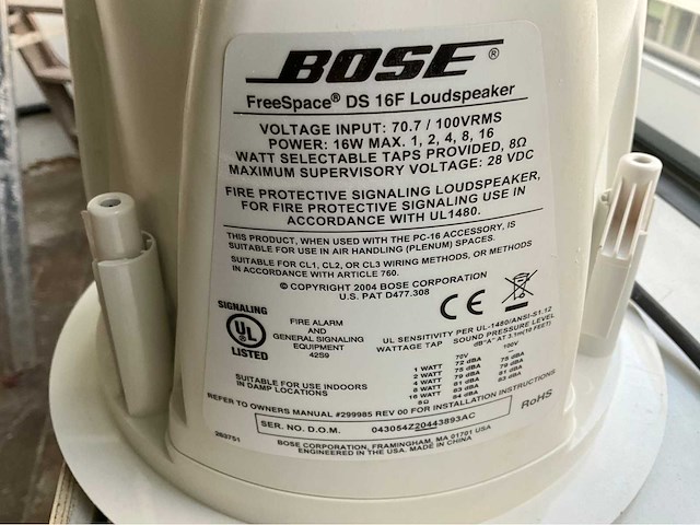 Bose - ds 16f loud - speakers (10x) - afbeelding 3 van  7