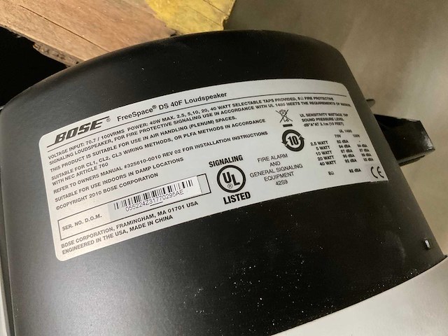 Bose freespace ds 40f speaker (18x) - afbeelding 3 van  6