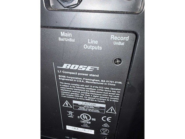 Bose l1 compact power stand speaker set - afbeelding 5 van  8