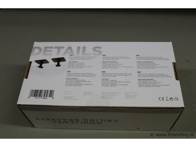 Bose omnijewel ceiling brackets | kleur black - afbeelding 2 van  2