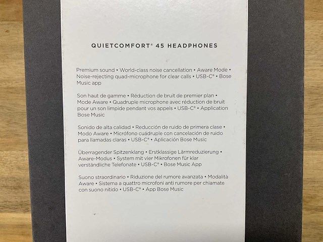 Bose quietcomfort 45 koptelefoon - afbeelding 2 van  2