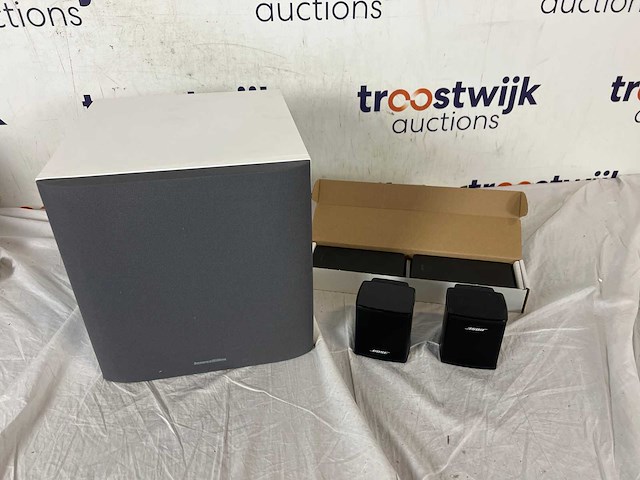 Bose surround speakers zwart | bowers & wilkins asw610 actieve subwoofer - afbeelding 1 van  1