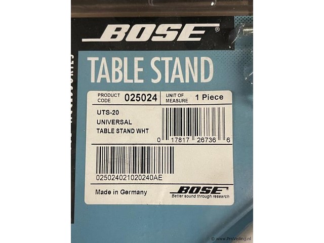 Bose table stand type uts-20 - afbeelding 2 van  3