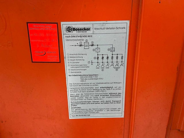 Bosecker av 1.40/1.25/3/ iii bouwaansluitkast - afbeelding 7 van  8