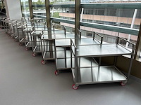Bosgraaf roestvrijstalen laboratoriumwagen (10x) - afbeelding 2 van  4