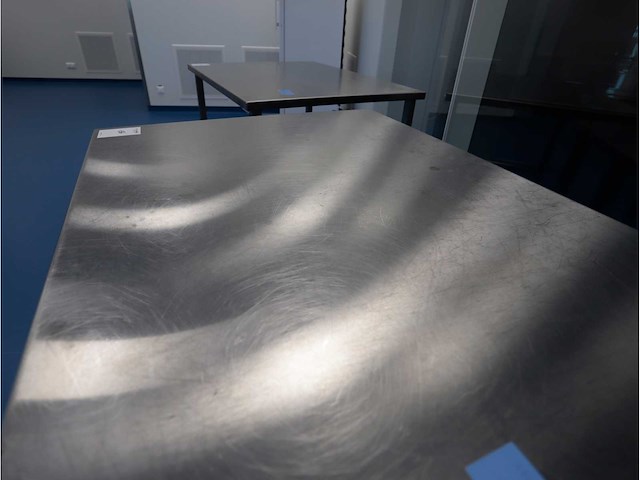 Bosgraaf roestvrijstalen mobiele werktafel (2x) - afbeelding 2 van  3