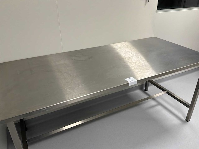 Bosgraaf roestvrijstalen werktafel - afbeelding 3 van  3