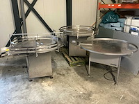 Bosgraaf rvs draaitafels (3x) - afbeelding 1 van  10