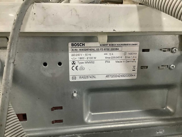 Bosh - logixx 8 - washing machine - afbeelding 5 van  5