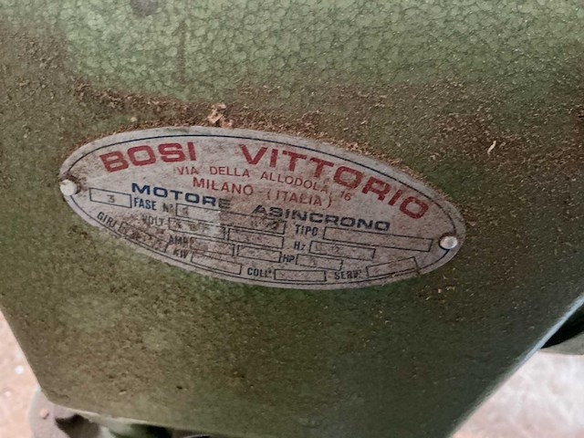Bosi vittorio schuur/borstelmachine - afbeelding 5 van  5