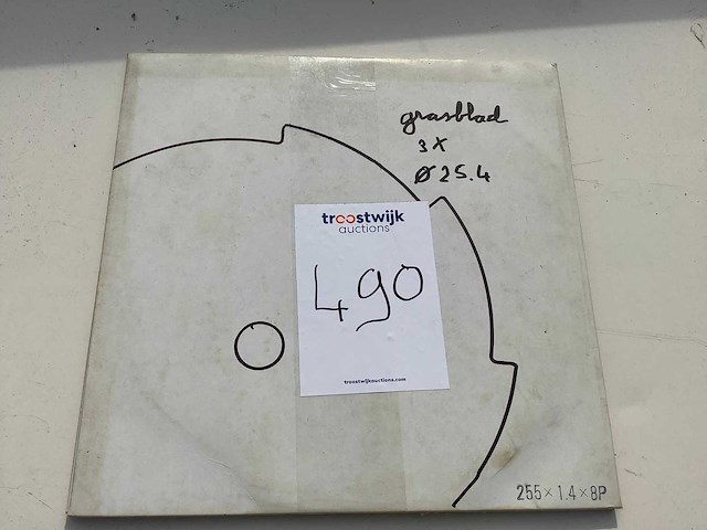 Bosmaaierblad - 255 25.4 8t - overig bos- en tuingereedschap - afbeelding 2 van  2