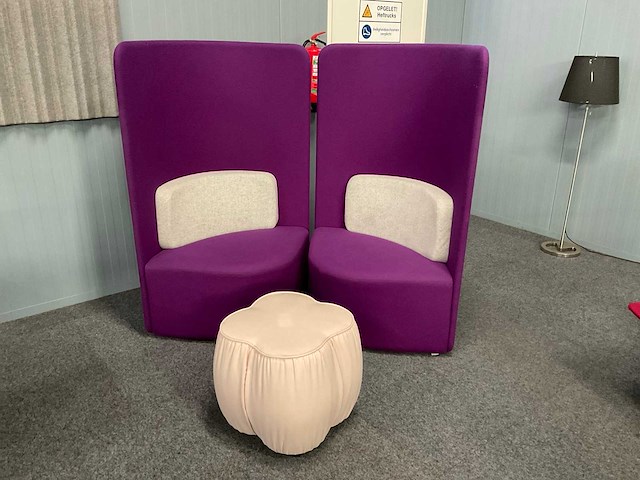 Boss design shuffle fauteuil / wachtkamerstoel (4x) - afbeelding 1 van  4