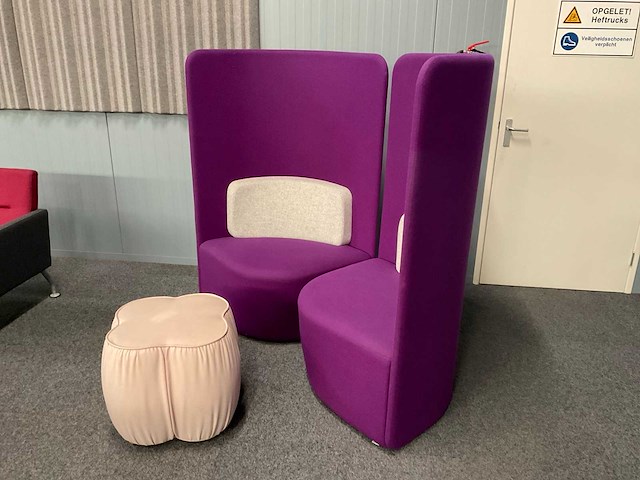 Boss design shuffle fauteuil / wachtkamerstoel (4x) - afbeelding 3 van  4