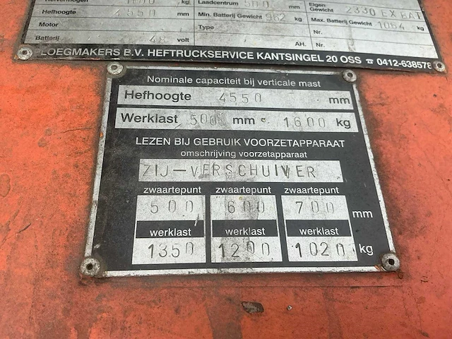 Boss le16-60 vorkheftruck elektrisch - afbeelding 5 van  14